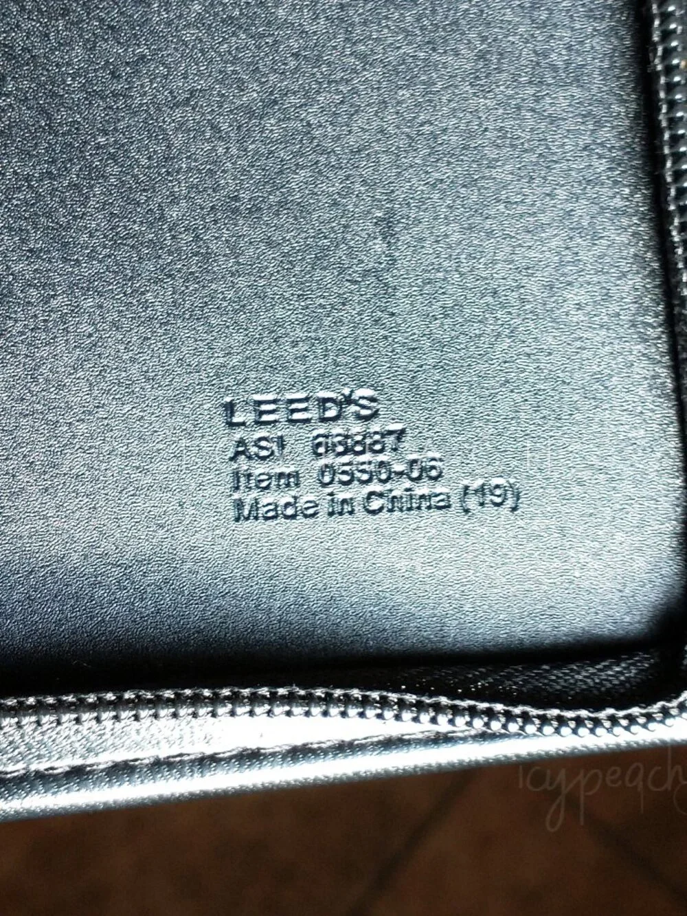 Leeds Jr Zippered Padfolio Black AEGON Branded Notepad Holder Business Portfolio